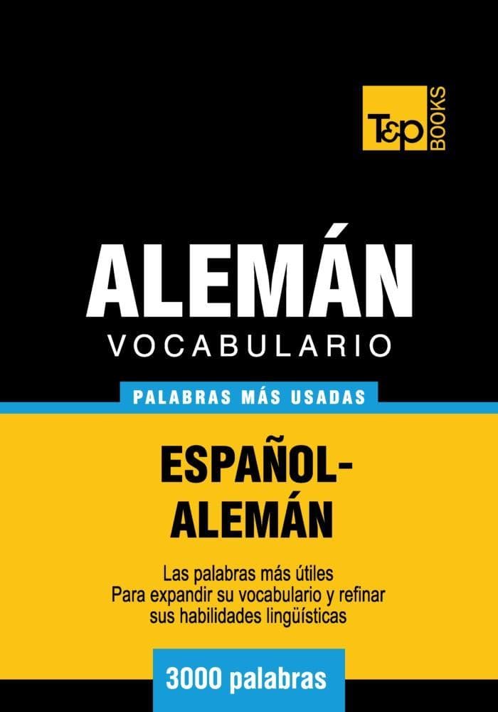 Vocabulario español-alemán - 3000 palabras más usadas