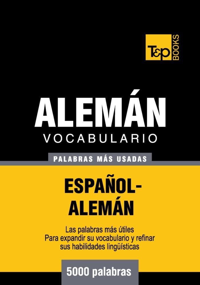 Vocabulario español-alemán - 5000 palabras más usadas