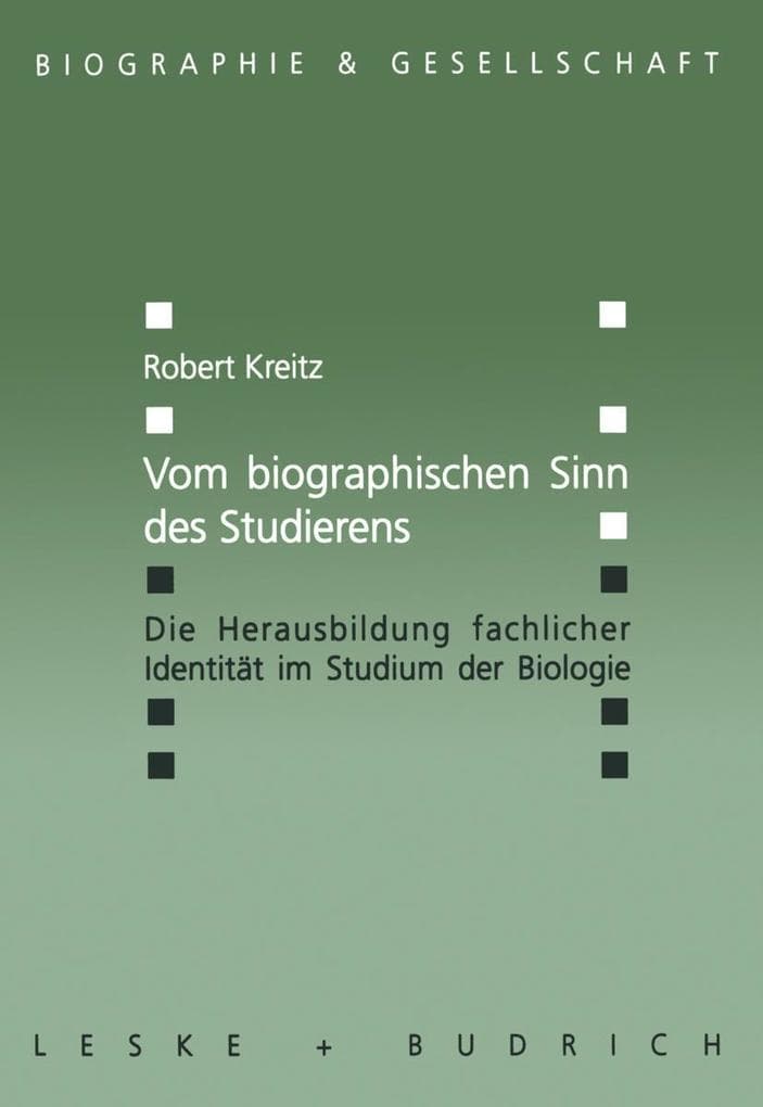 Vom biographischen Sinn des Studierens