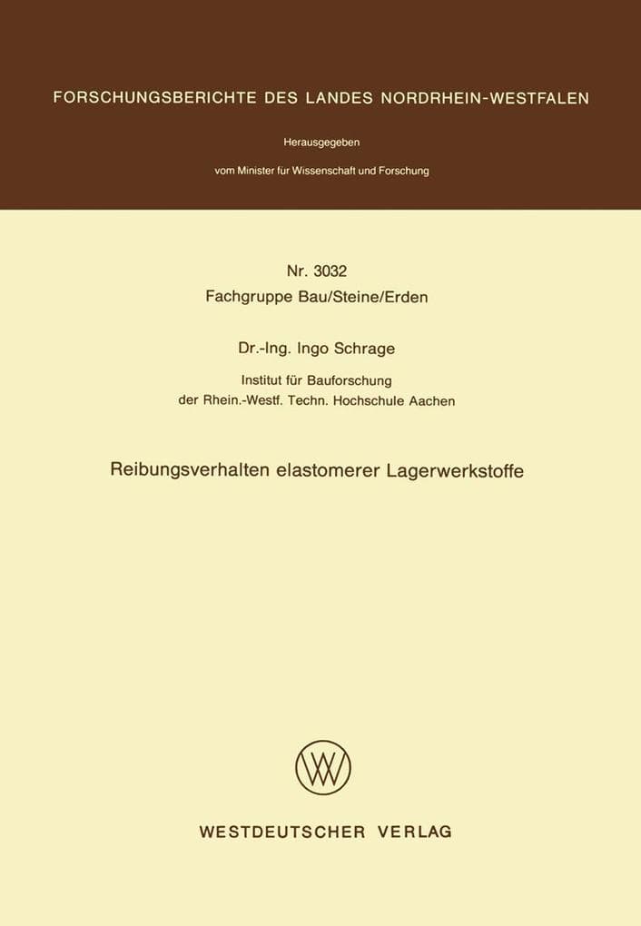 Reibungsverhalten elastomerer Lagerwerkstoffe