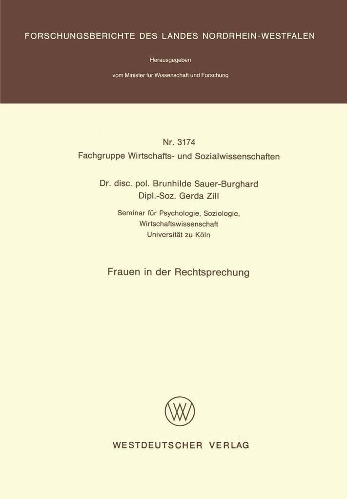Frauen in der Rechtsprechung