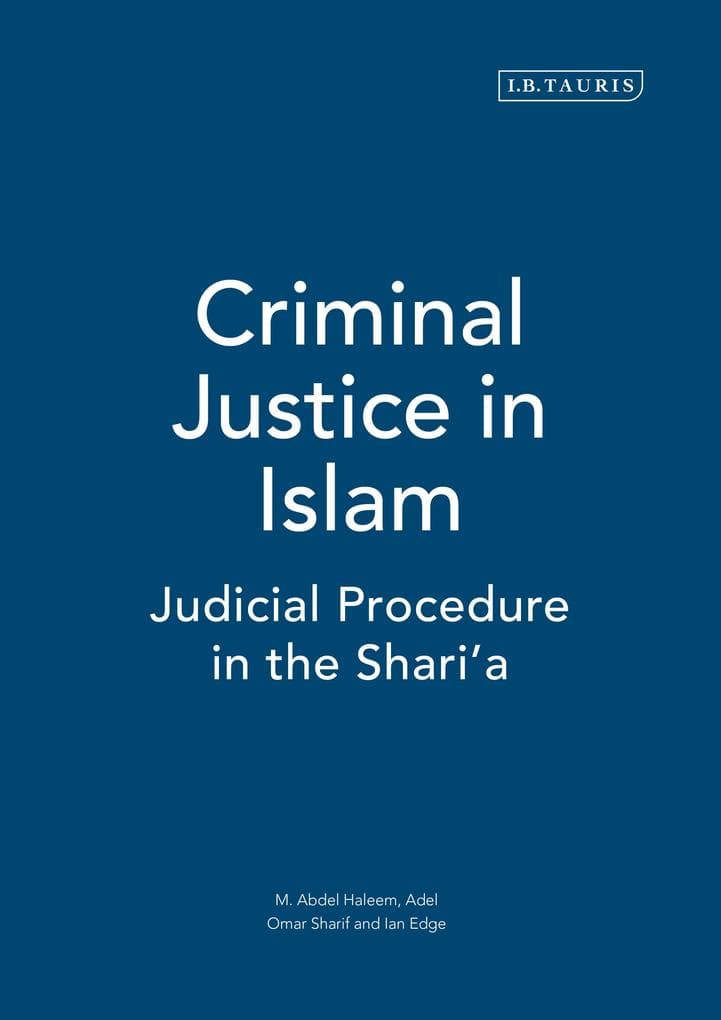 Criminal Justice in Islam