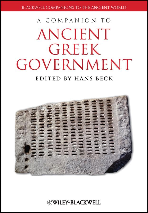 A Companion to Ancient Greek Government
