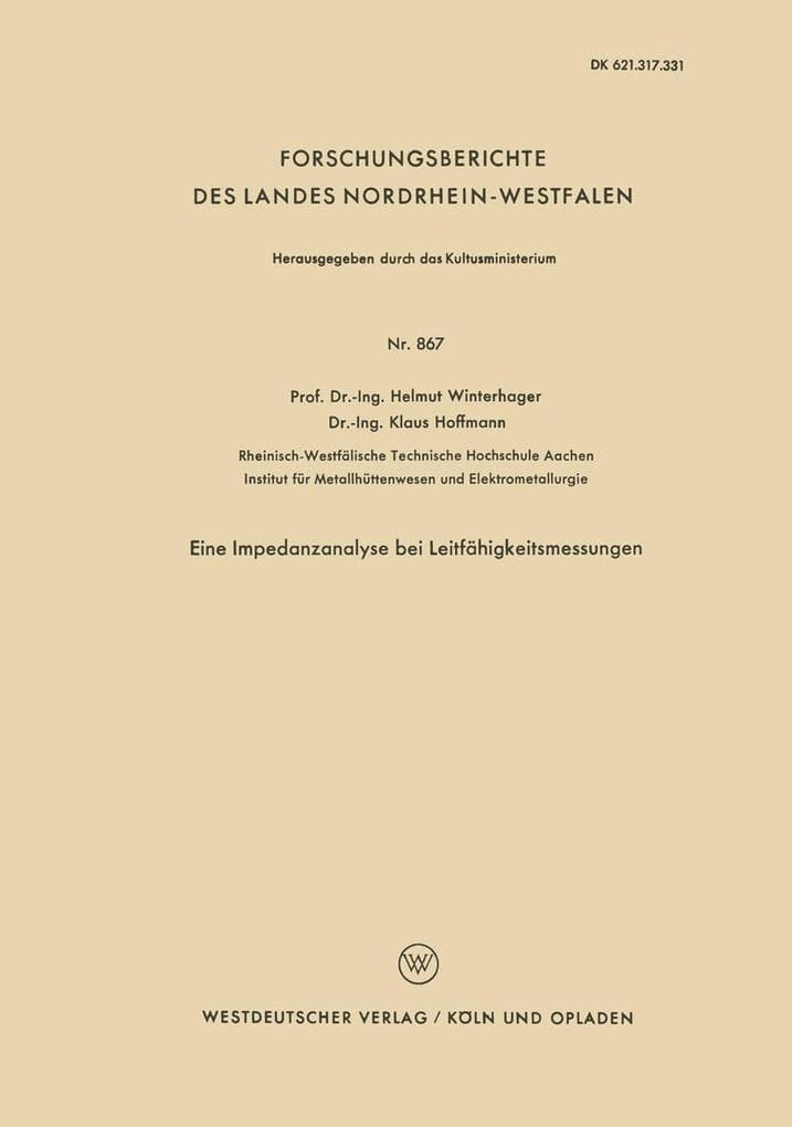 Eine Impedanzanalyse bei Leitfähigkeitsmessungen