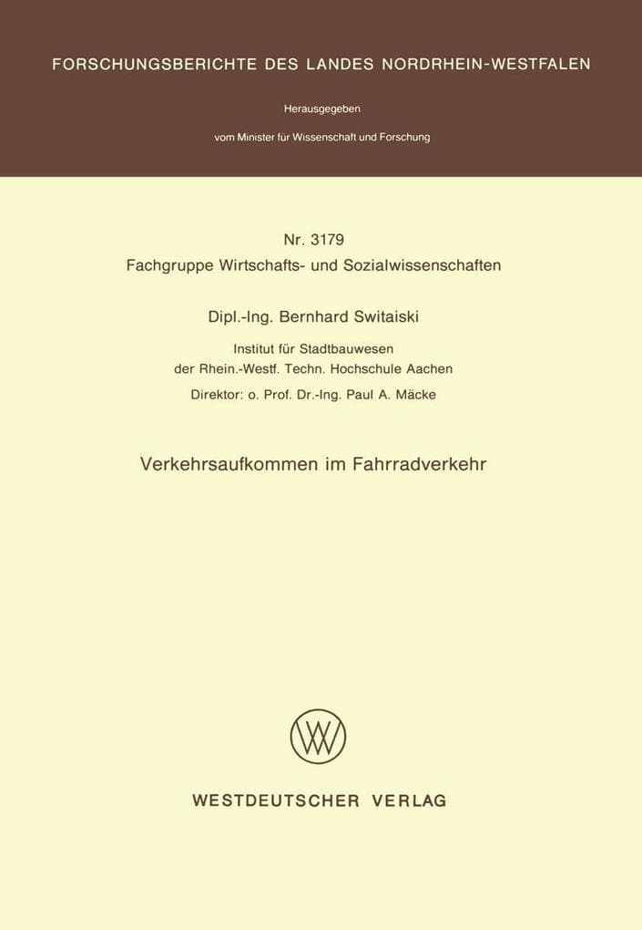 Verkehrsaufkommen im Fahrradverkehr