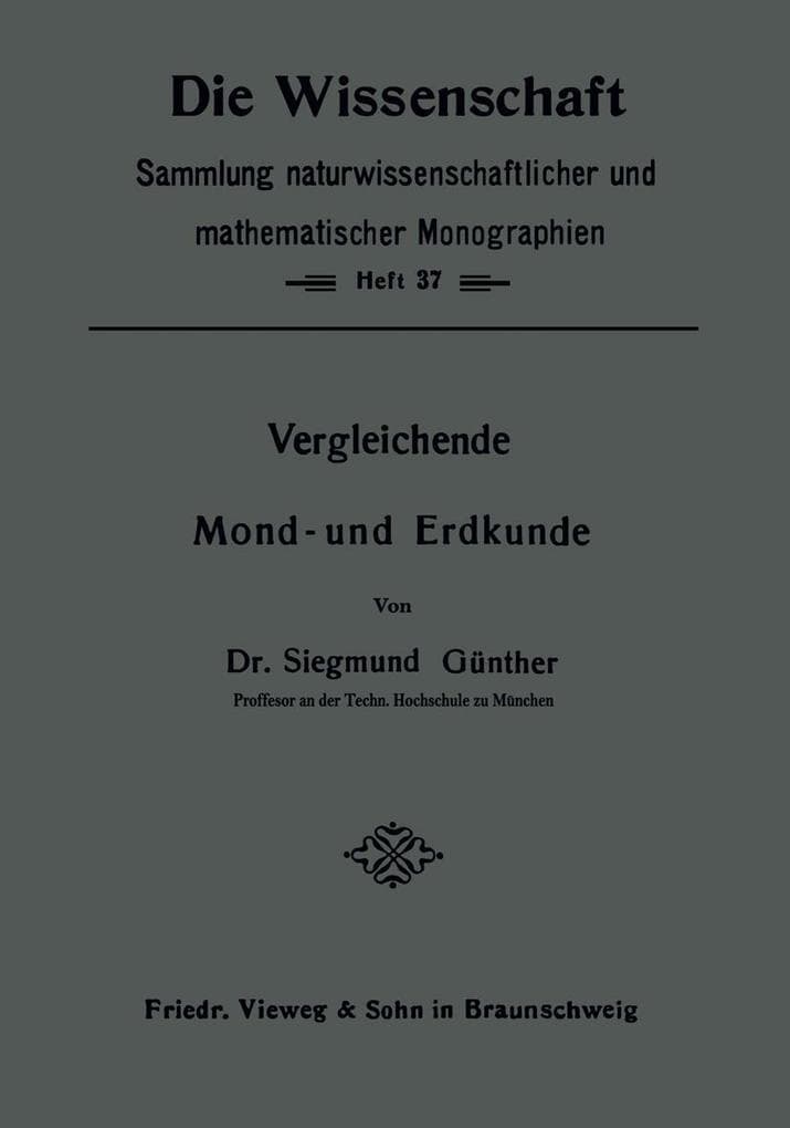 Vergleichende Mond- und Erdkunde