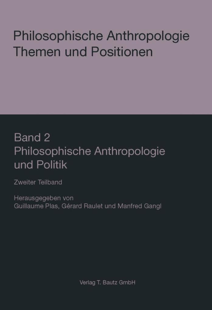 Philosophische Anthropologie und Politik