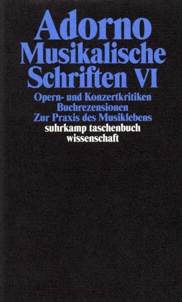 Musikalische Schriften 6