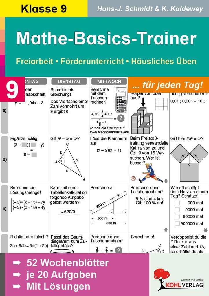Mathe-Basics-Trainer / Klasse 9