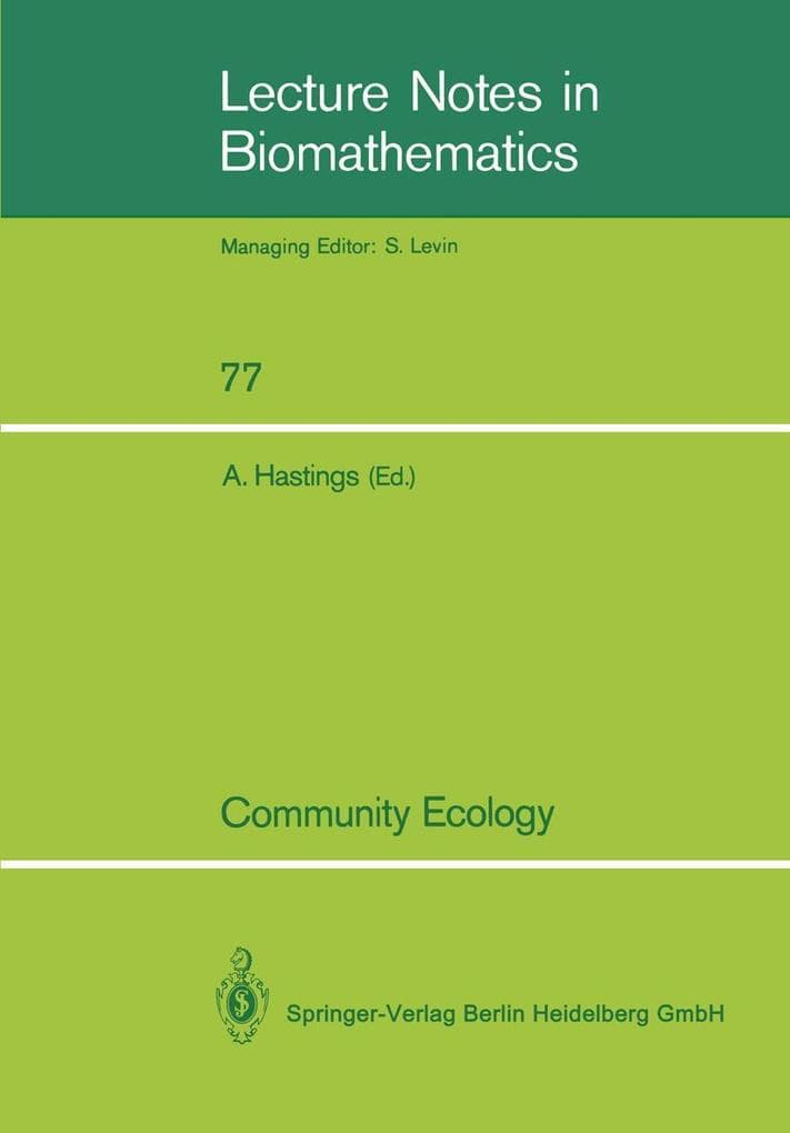 Community Ecology