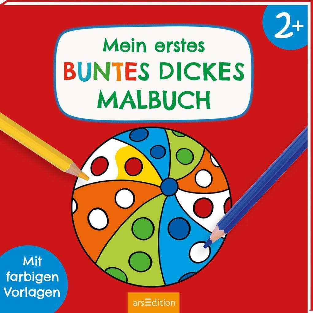 Mein erstes buntes dickes Malbuch