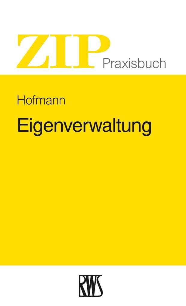 Eigenverwaltung