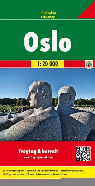 Oslo 1 : 20 000. Stadtplan