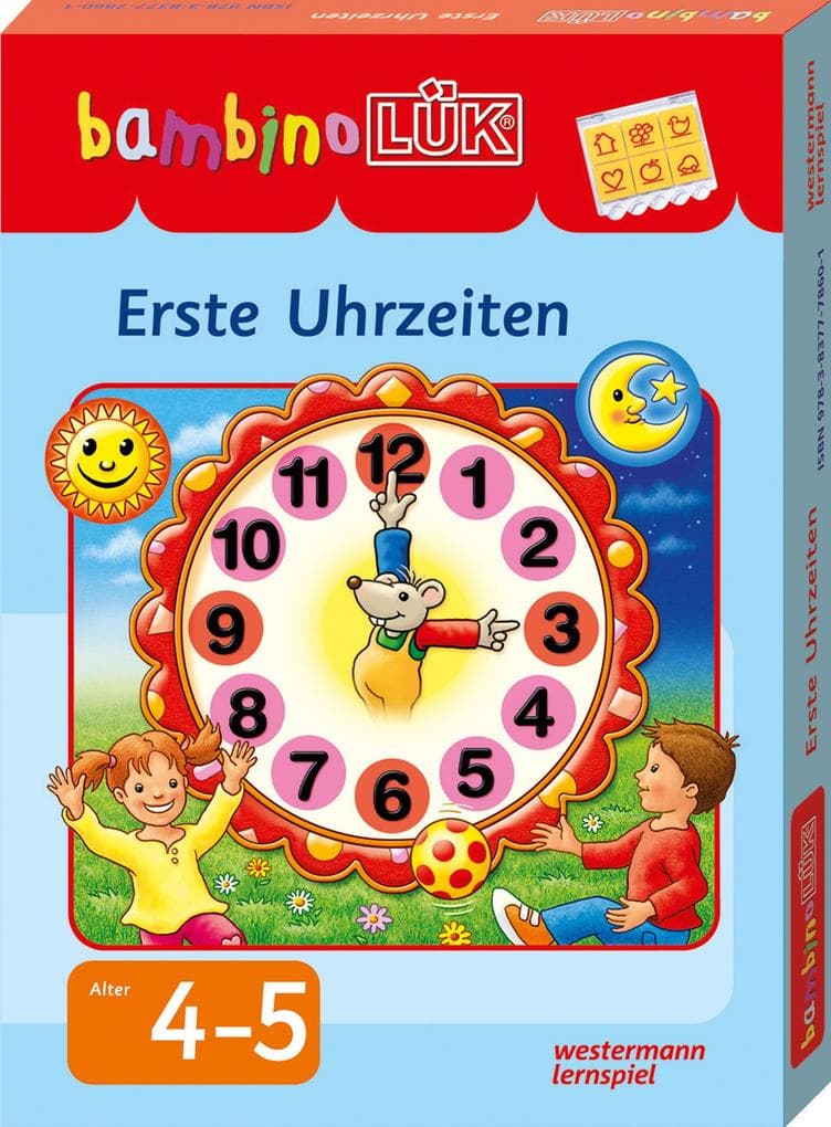 bambinoLÜK - Set Erste Uhrzeiten ab 4