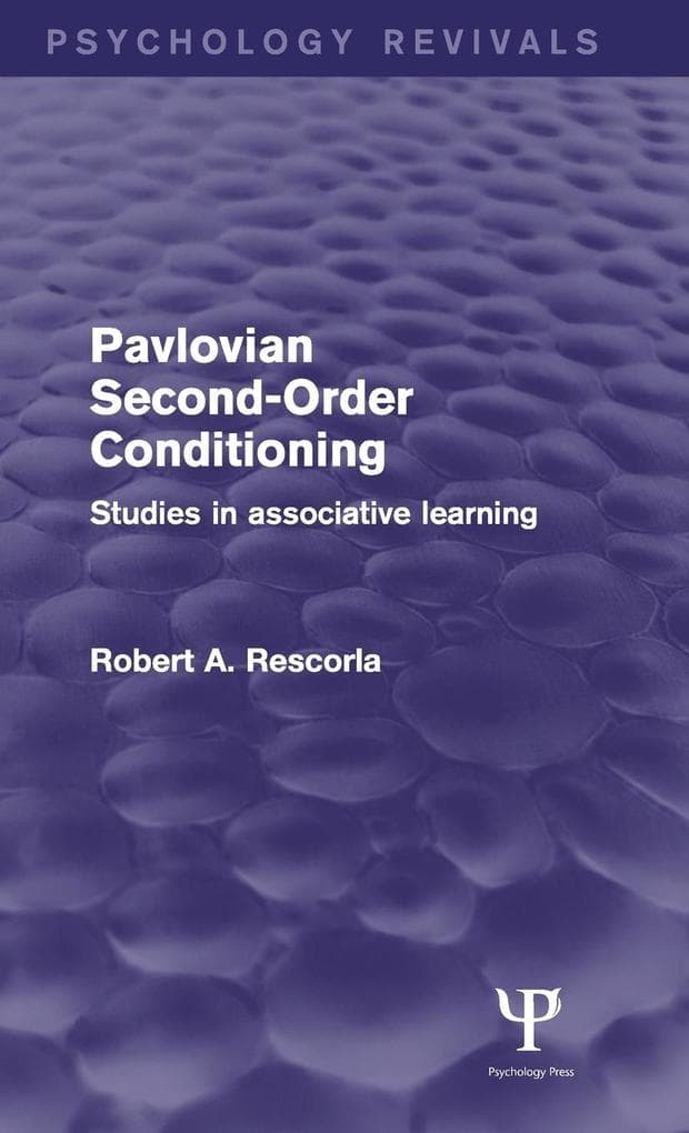 Pavlovian Second-order Conditioning