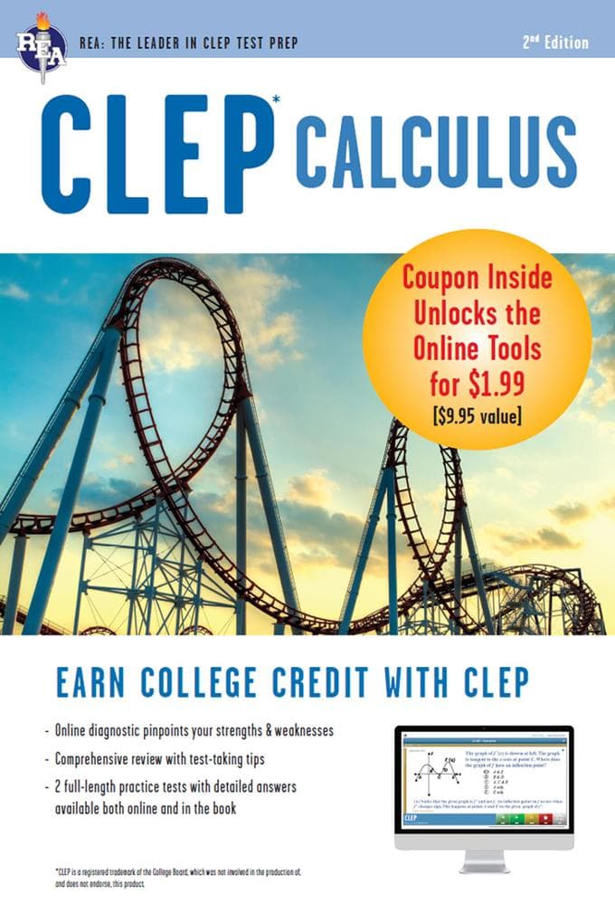 CLEP® Calculus Book + Online