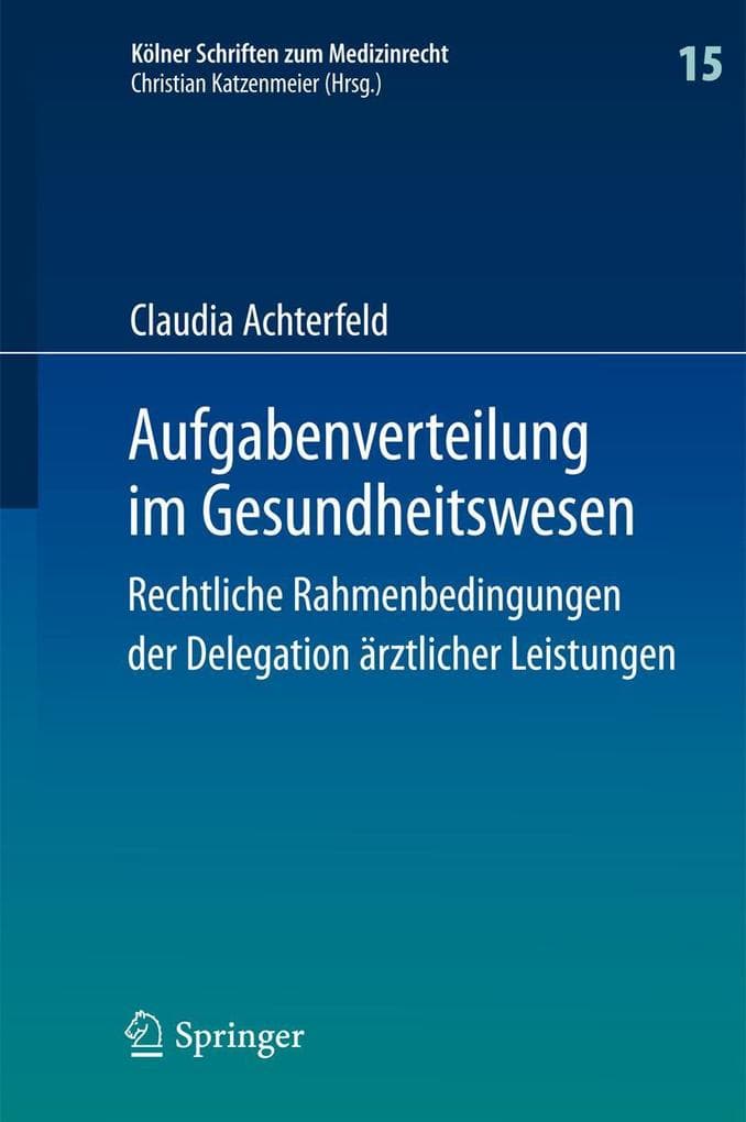 Aufgabenverteilung im Gesundheitswesen