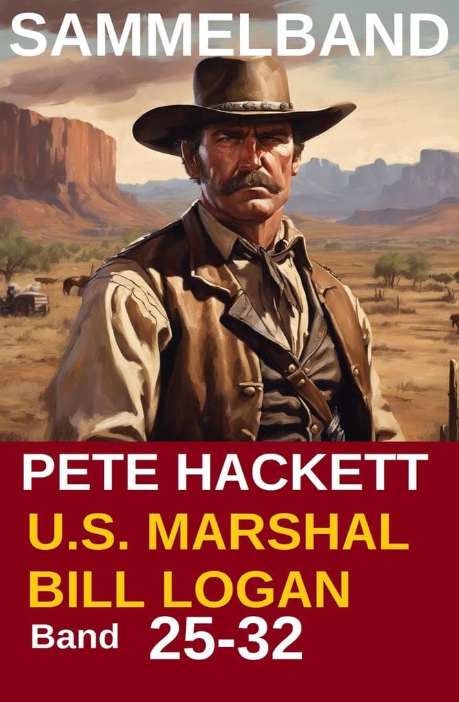 U.S. Marshal Bill Logan, Band 25-32 (Western-Sammelband - 1000 Seiten Spannung)