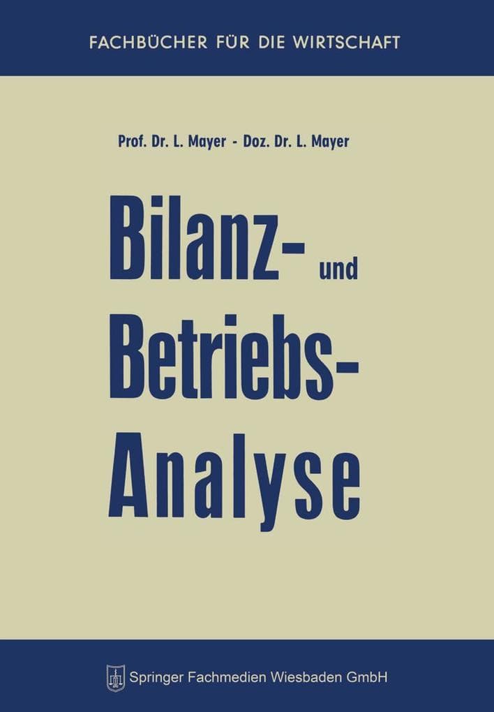 Bilanz- und Betriebsanalyse