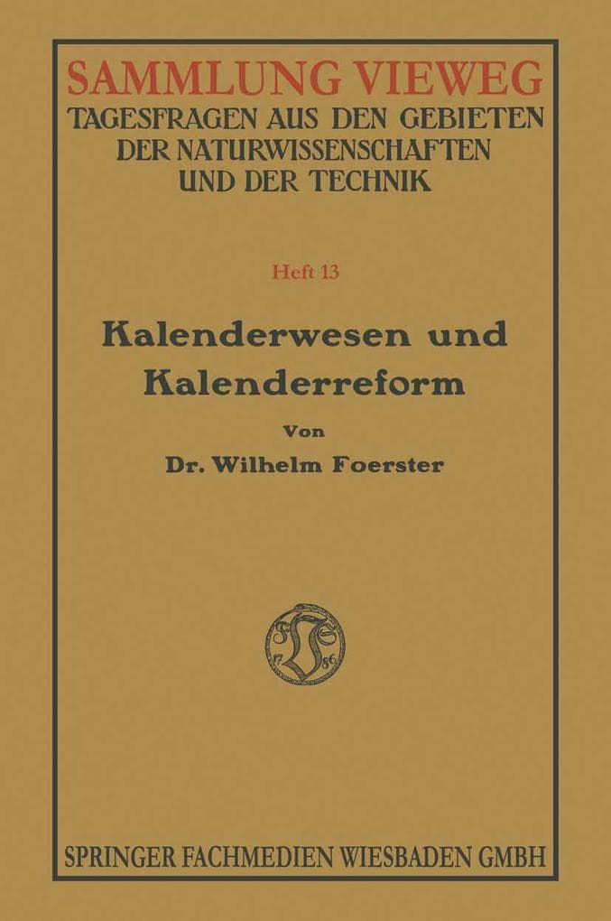 Kalenderwesen und Kalenderreform