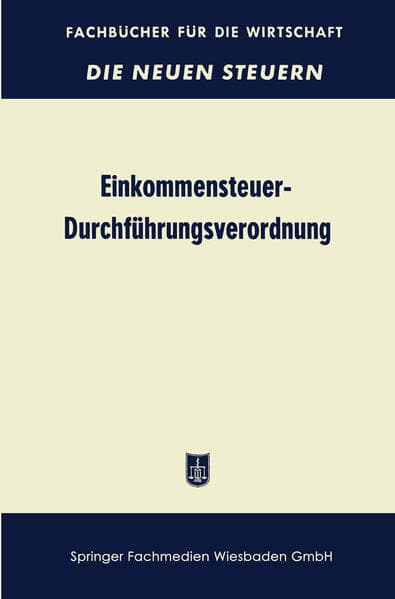 Einkommensteuer-Durchführungsverordnung (EStDV 1957)