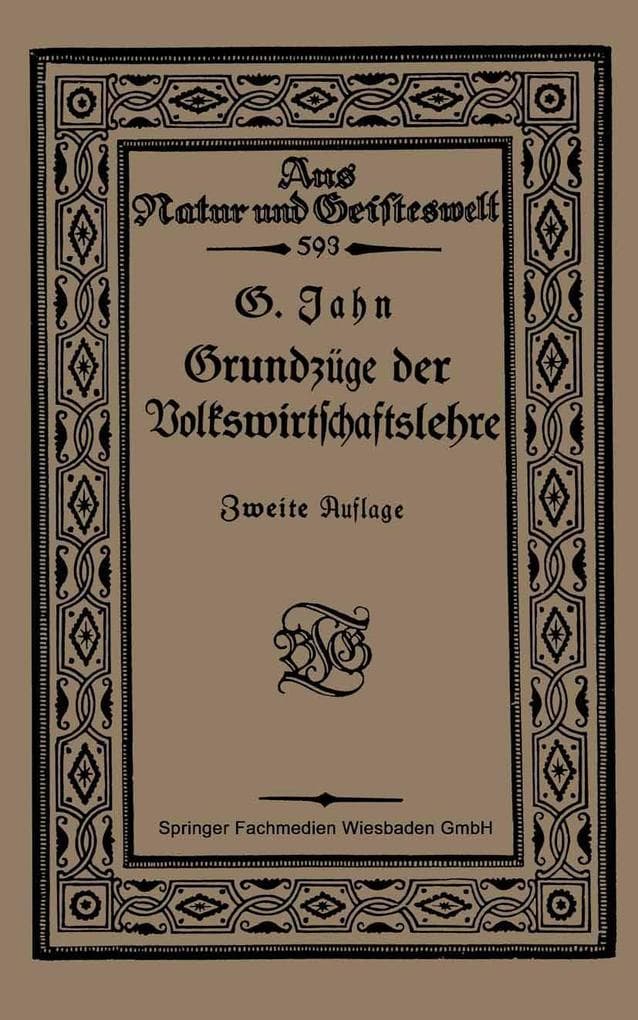 Grundzüge der Volkswirtschaftslehre
