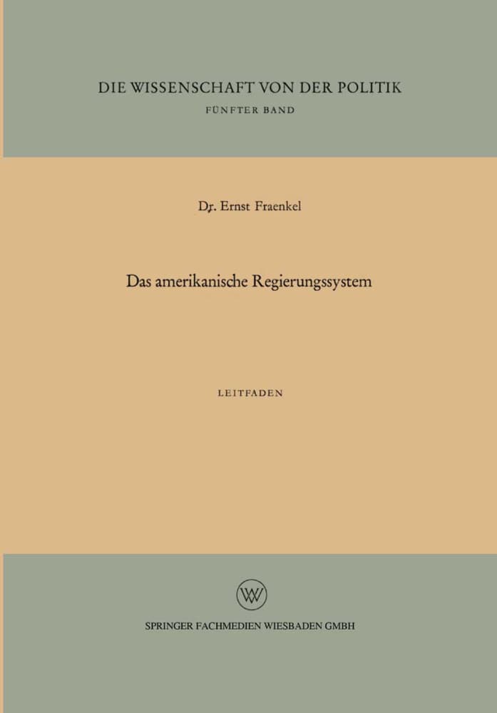 Das amerikanische Regierungssystem