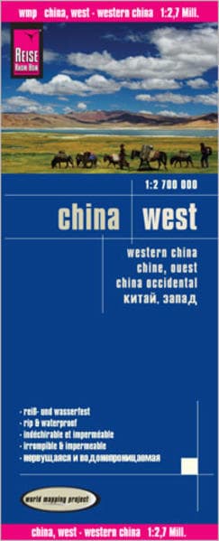 Reise Know-How Landkarte China, West 1 : 2.700.000