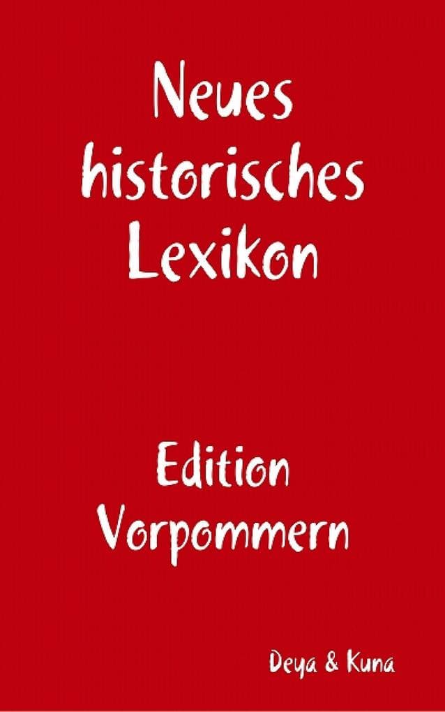 Neues historisches Lexikon