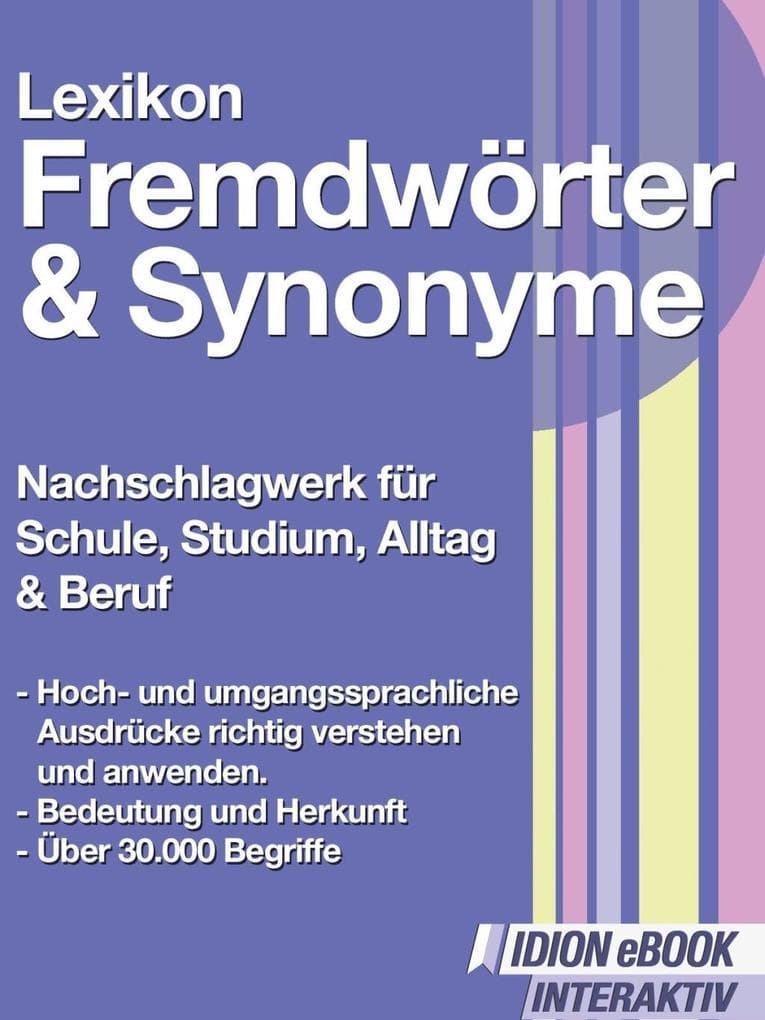 Lexikon Fremdwörter Synonyme