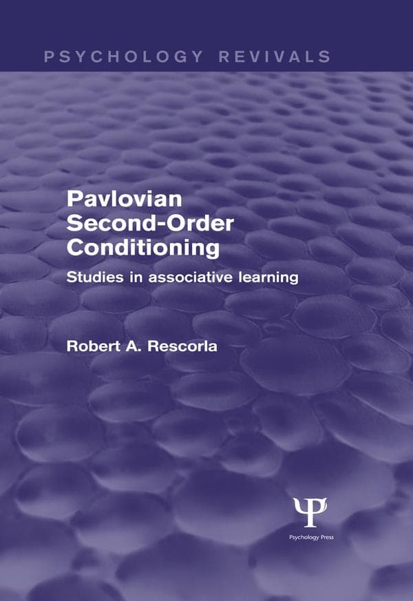 Pavlovian Second-order Conditioning