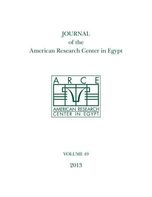 Journal of the American Research Center in Egypt