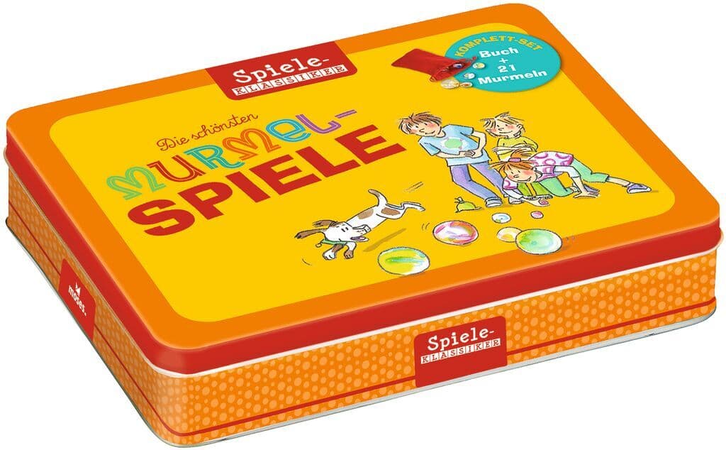 Die schönsten Murmelspiele (Kinderspiel) mit Buch