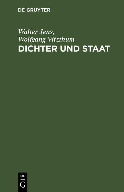 Dichter und Staat