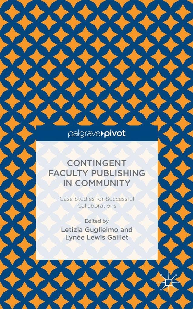 Contingent Faculty Publishing in Community