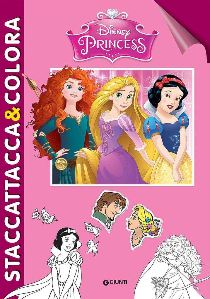 Disney princess. Con adesivi