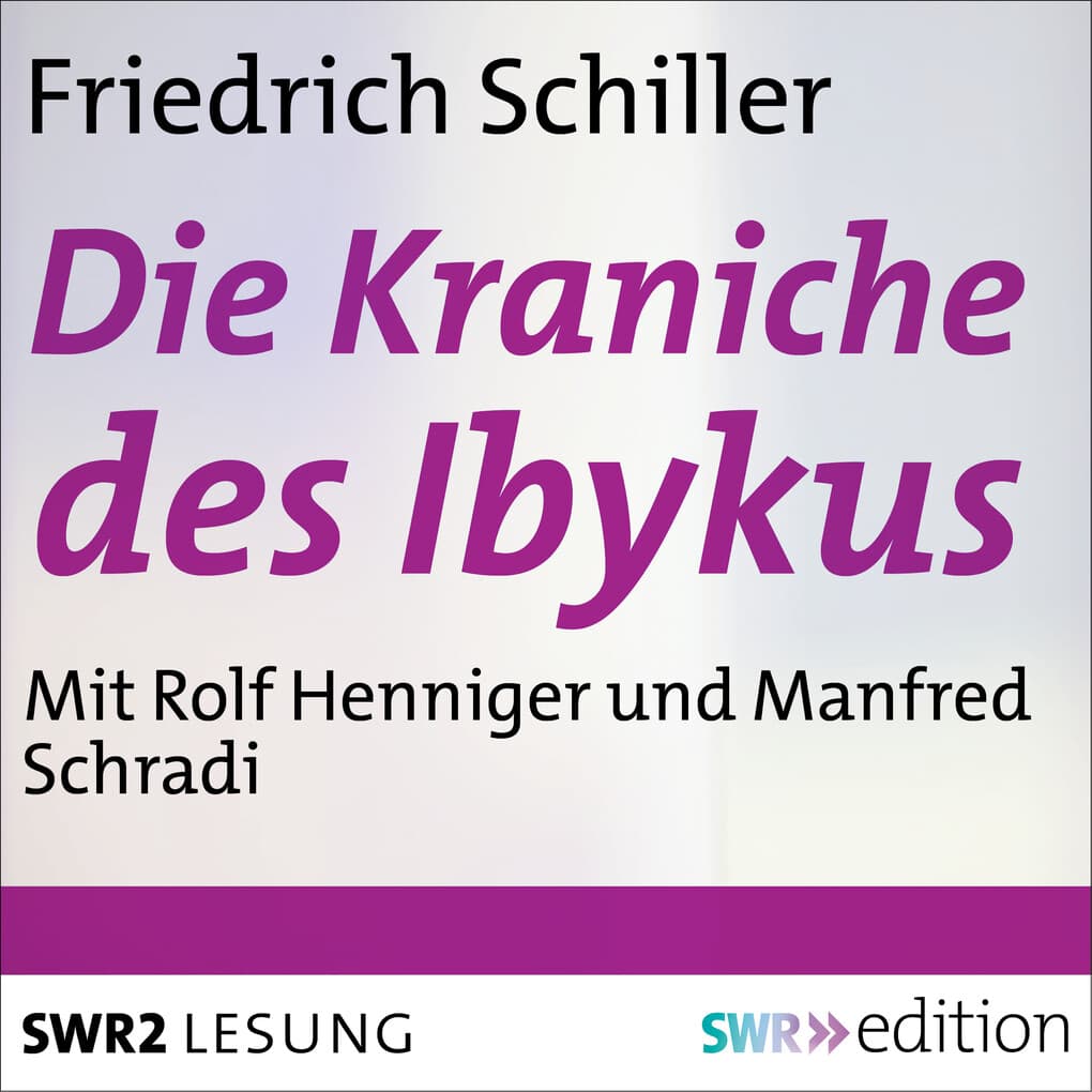 Die Kraniche des Ibykus