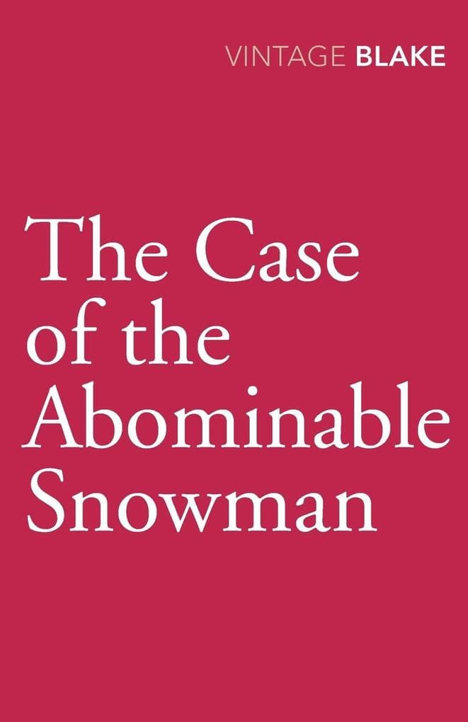 The Case of the Abominable Snowman
