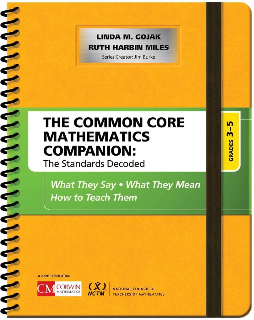 The Common Core Mathematics Companion: The Standards Decoded, Grades 3-5