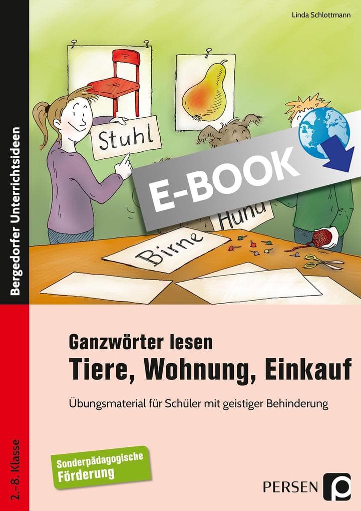 Ganzwörter lesen: Tiere, Wohnung, Einkauf