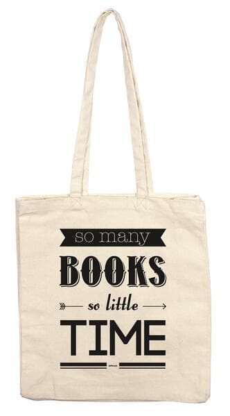 Stofftasche So many books so little Time