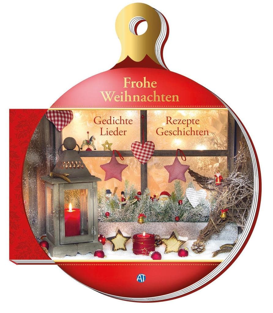 Weihnachtskugelbuch "Frohe Weihnachten"