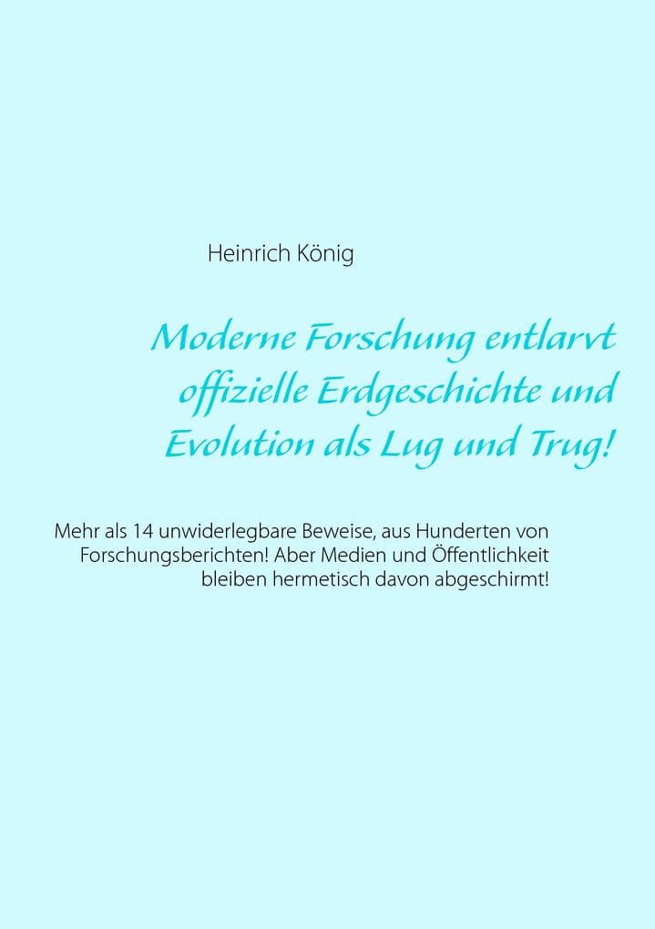 Moderne Forschung entlarvt offizielle Erdgeschichte und Evolution als Lug und Trug!
