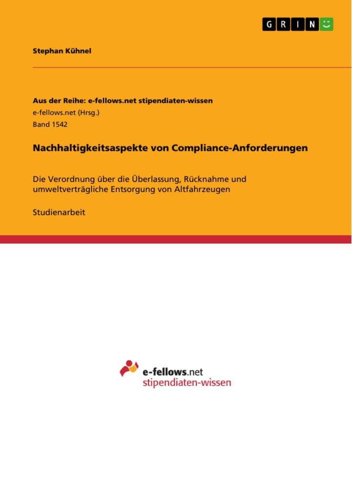 Nachhaltigkeitsaspekte von Compliance-Anforderungen