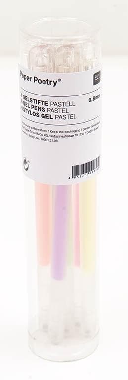GELSTIFTE PASTELL, SET 6 STK
