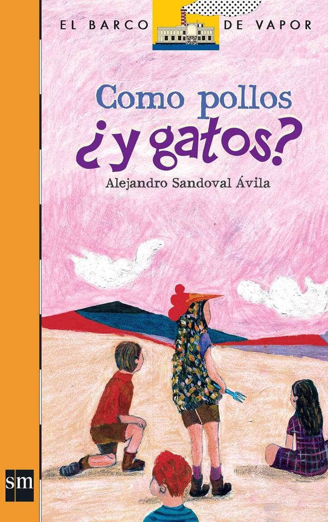 Como pollos y gatos?