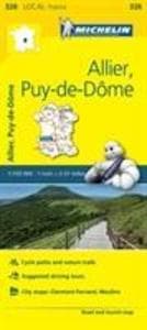 Allier, Puy-de-De - Michelin Local Map 326