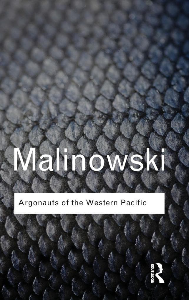 Argonauts of the Western Pacific