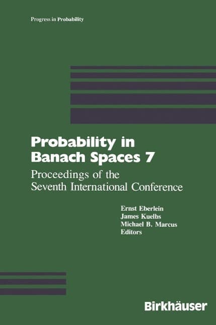 Probability in Banach Spaces 7