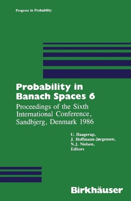 Probability in Banach Spaces 6
